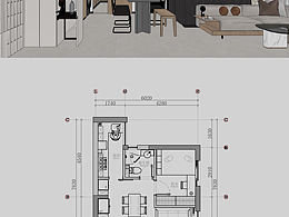31 平小户型原木风极简