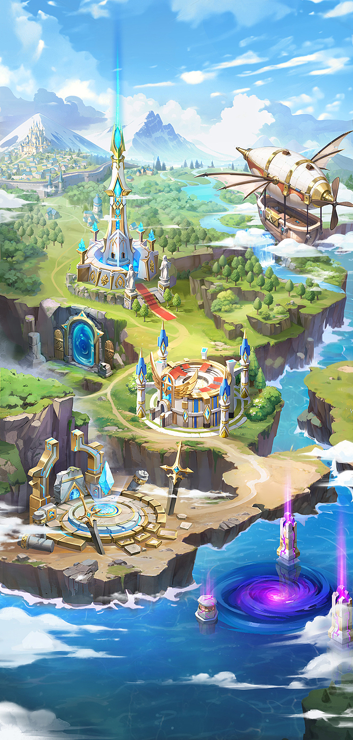 工作项目 《Pixel Saga: Squad RPG》场景（图ZNDA0MTMyOTEy） - 游戏原画 - 站酷设计师非斯特原创素材 - 站酷ZCOOL