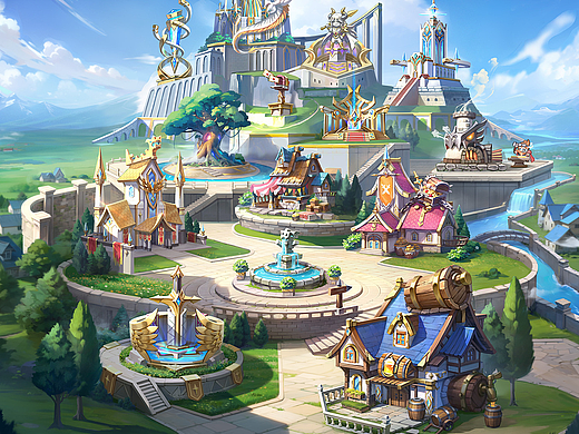 工作项目 《Pixel Saga: Squad RPG》场景