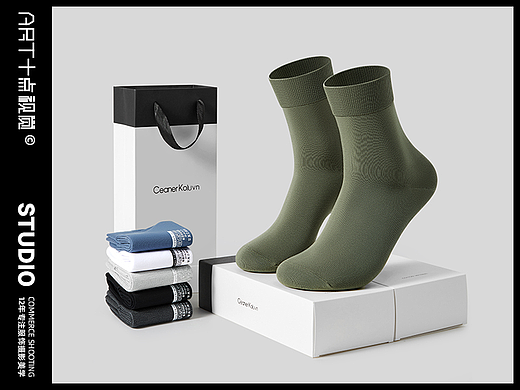 袜子拍摄 | 棉袜摄影 x 电商羊毛加厚棉袜子创意拍摄