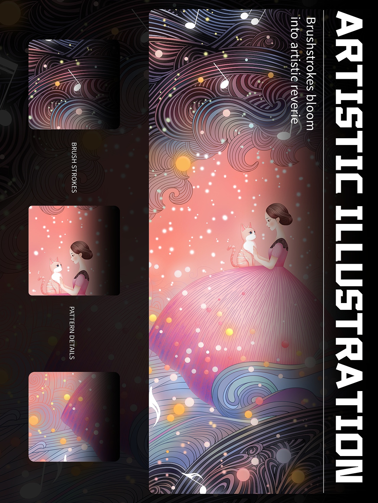 织梦绮章：东方童话（图ZNDA0MTM0NzA0） - Art illustration - 站酷设计师陈知夏_企权权原创素材 - 站酷ZCOOL