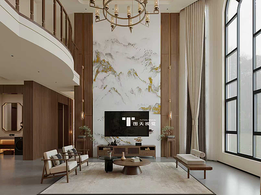 宋氏美学中式雅韵 · 挑空别墅