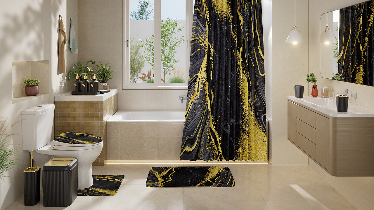 Amazon【浴帘套件产品视频】（图ZNDA0MTQ0ODAw） - 产品 - 站酷设计师逍遥志原创素材 - 站酷ZCOOL