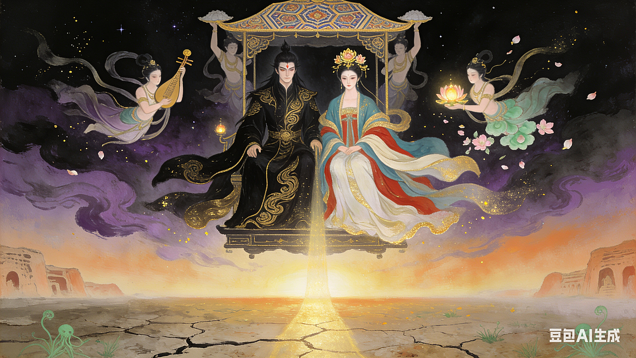 《漠河为誓，云巅为媒》（图ZNDA0MTQ4Nzky） - AI作品 - 站酷设计师JuneandY原创素材 - 站酷ZCOOL