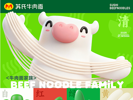 IP设计｜牛肉面家族