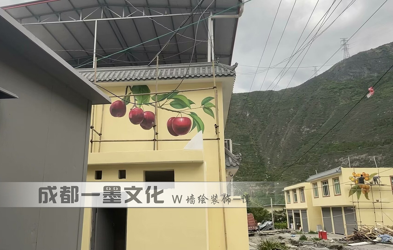 成都墙绘 新农村文化墙 乡村文化墙 农村文化墙（图ZNDA0MTUwMzQ0） - 绘画 - 站酷设计师新农村墙绘原创素材 - 站酷ZCOOL