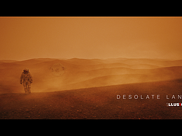 UE5 Desolate Land CG地形場景