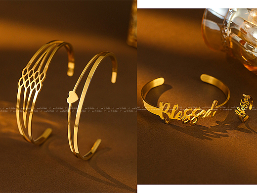 饰品手镯静物拍摄 复古暗系饰品静物拍照 义乌淘宝摄影