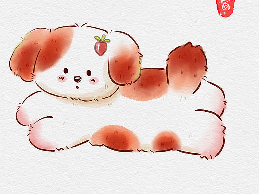 板繪臨摹淡彩小狗（個(gè)人主頁(yè)-ZNzMzMTUyMjQ=） - 創(chuàng)作習(xí)作 - 站酷設(shè)計(jì)師空白321原創(chuàng)素材 - 站酷ZCOOL