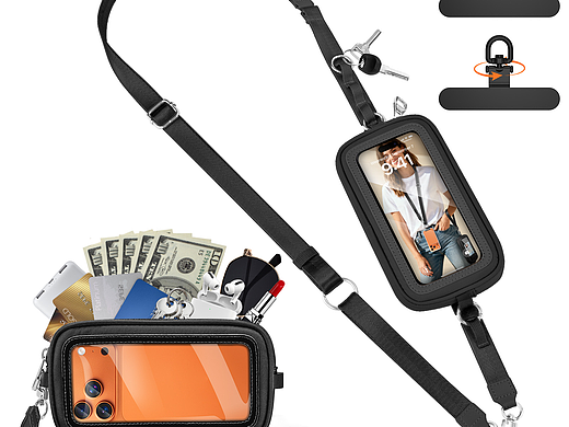 织带挂绳+手机包2