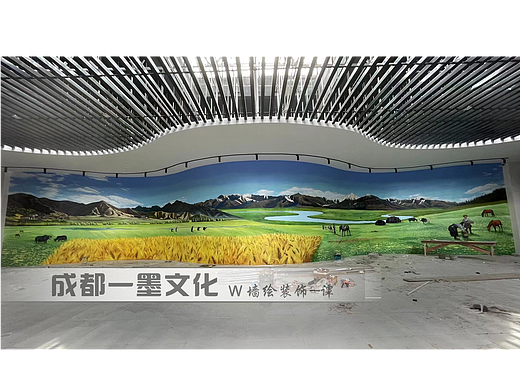 成都墙绘 社区文化墙 社区墙绘 社区美化 创意涂鸦