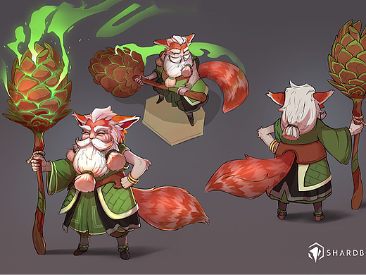 3dmax-松鼠老爷爷角色模型制作教程。3dmax角色建模