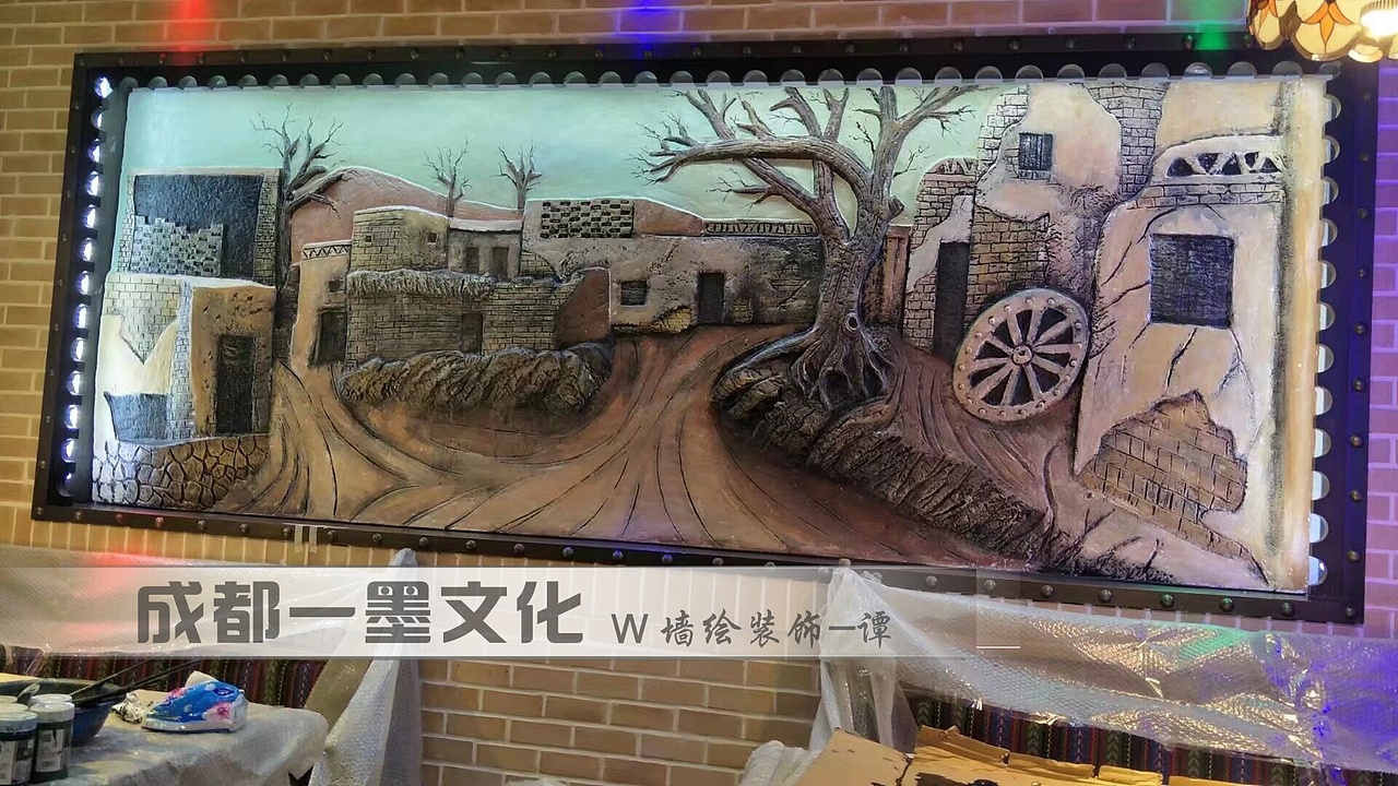 中式墙绘 成都墙绘 成都彩绘 成都壁画 餐饮墙绘 墙绘（图ZNDA0MTY4MTA4） - 绘画 - 站酷设计师农村壁画原创素材 - 站酷ZCOOL