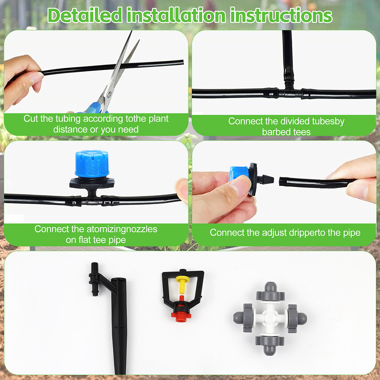 亚马逊 园艺灌溉套件（图ZNDA0MTcxODUy） - 电商 - 站酷设计师亚马逊主图原创素材 - 站酷ZCOOL