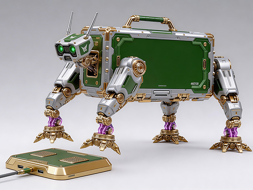 機(jī)器狗兼職AI筆記本（個(gè)人主頁(yè)-ZNzMzMTY5NTY=） - 短片 - 站酷設(shè)計(jì)師李大大師原創(chuàng)素材 - 站酷ZCOOL