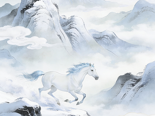 2026 马年限定！原创国风山水骏马壁纸合集