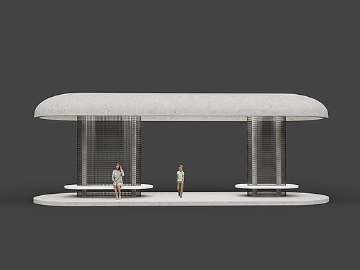 极简工业风站台