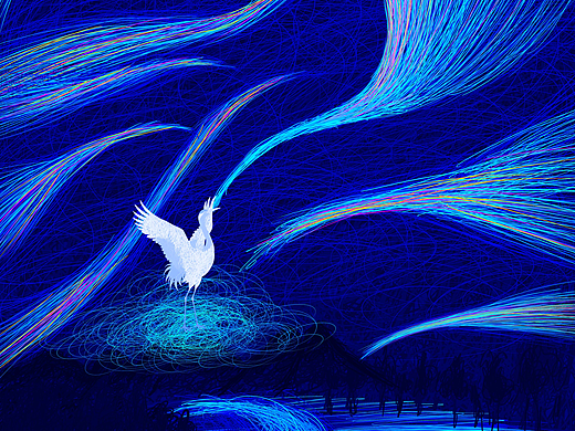 关于极光之隙的来客~北极的夜晚