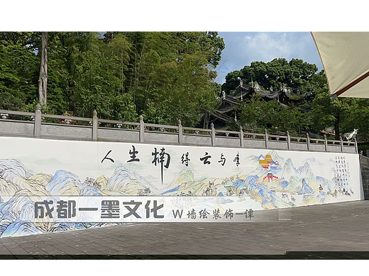 文化墙 社区墙绘 社区美化 成都墙绘 中式墙绘