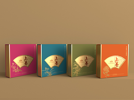 四君子——古树茶礼盒设计