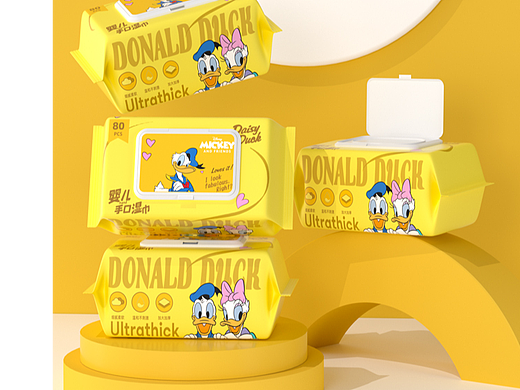 唐老鸭湿巾详情