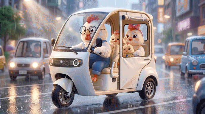 盛昊篷车ip设计 | 电鸡HOOD |一家（图ZNDA0MTk2NTQ0） - 机械/交通 - 站酷设计师次所没次纸原创素材 - 站酷ZCOOL