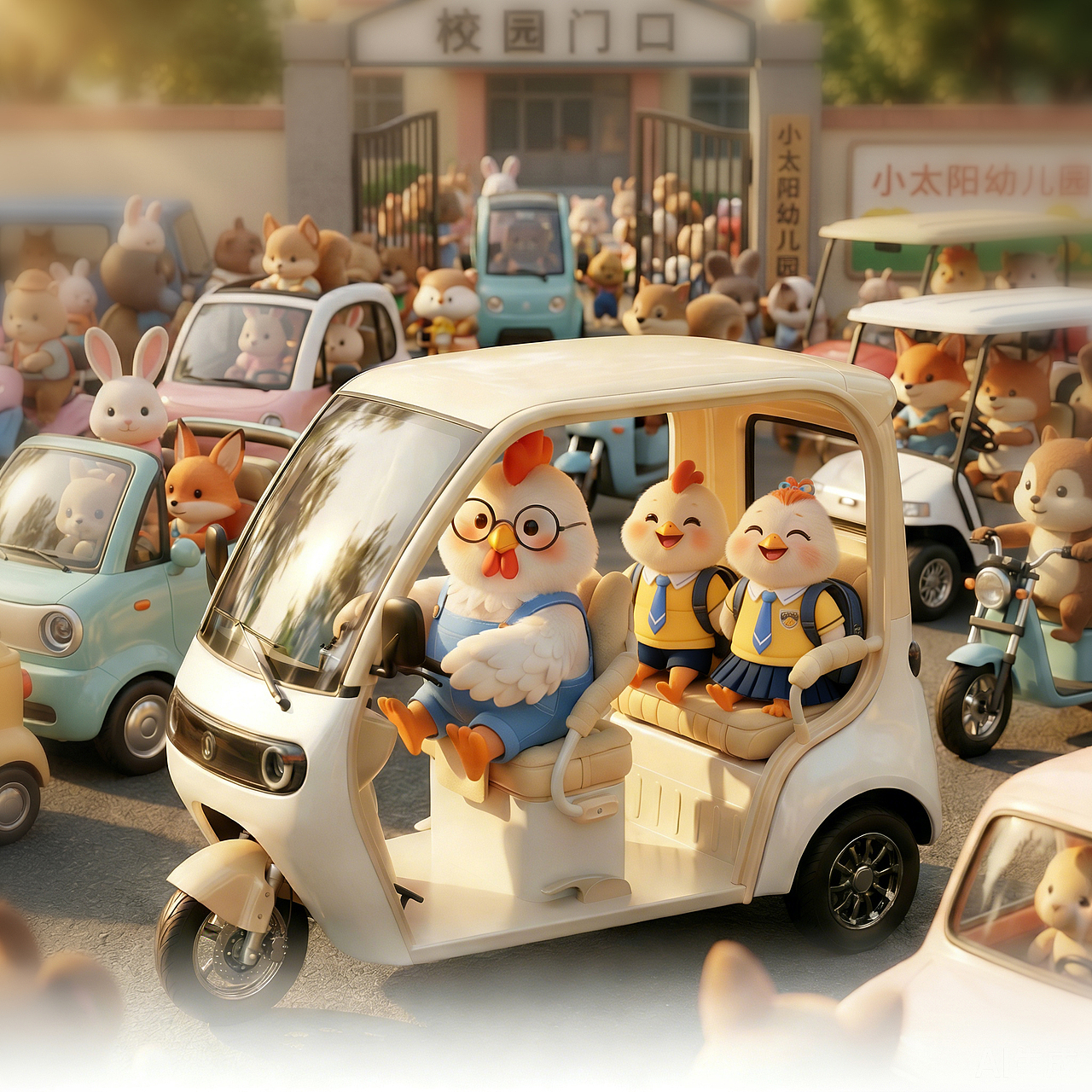 盛昊篷车ip设计 | 电鸡HOOD |一家（图ZNDA0MTk2NzAw） - 机械/交通 - 站酷设计师次所没次纸原创素材 - 站酷ZCOOL