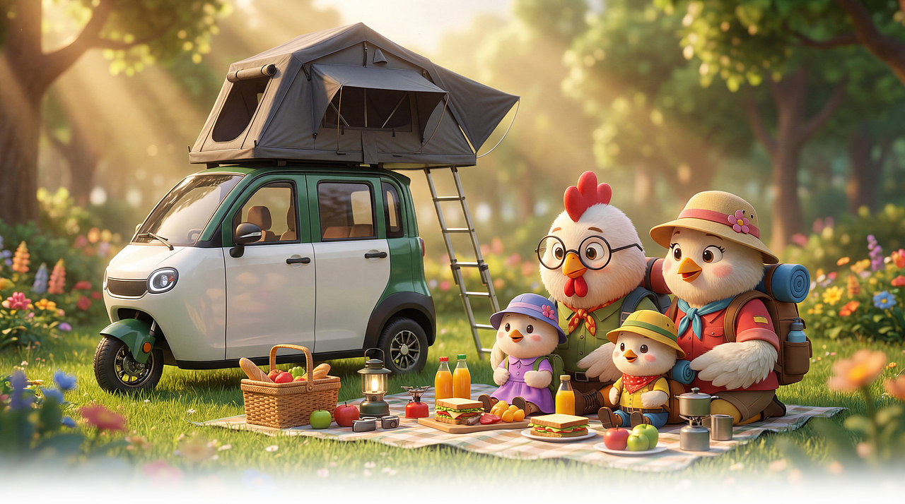 盛昊篷车ip设计 | 电鸡HOOD |一家（图ZNDA0MTk2NzE2） - 机械/交通 - 站酷设计师次所没次纸原创素材 - 站酷ZCOOL