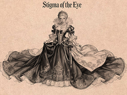 目之圣痕，素描手稿