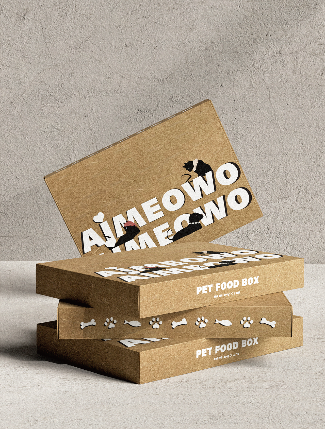 包装设计📦｜AIMEOWO🐶🐱🧡（图ZNDA0MTk4Mzc2） - 包装 - 站酷设计师慕冬冬原创素材 - 站酷ZCOOL