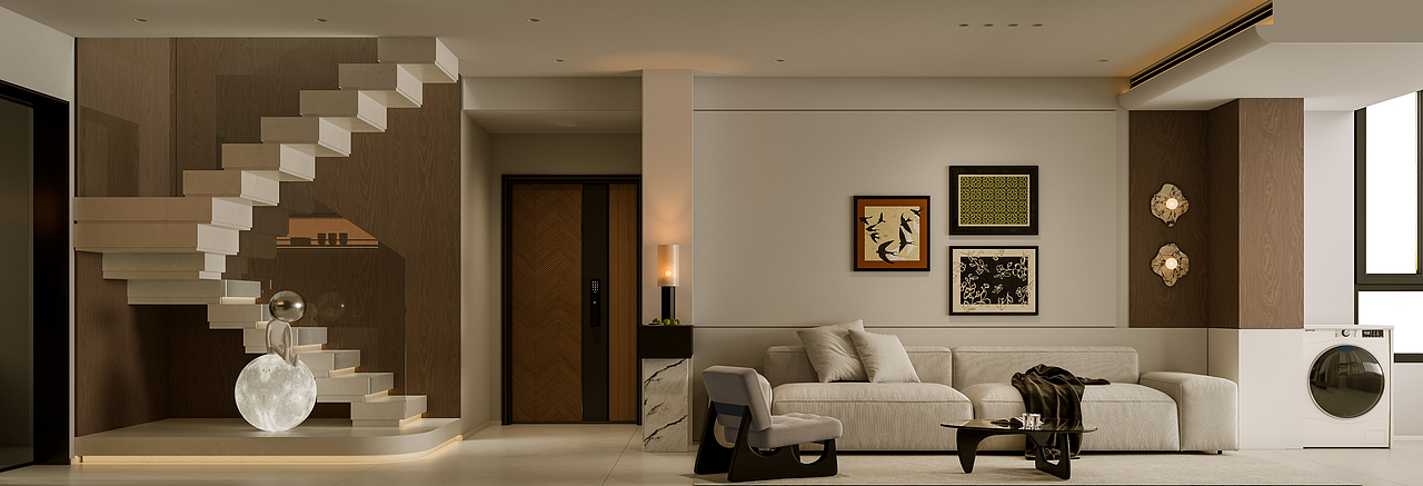 河南新乡室内设计|玫瑰庄园私宅设计（图ZNDA0MjAyODIw） - 家装设计 - 站酷设计师KELIDU颗粒度设计原创素材 - 站酷ZCOOL