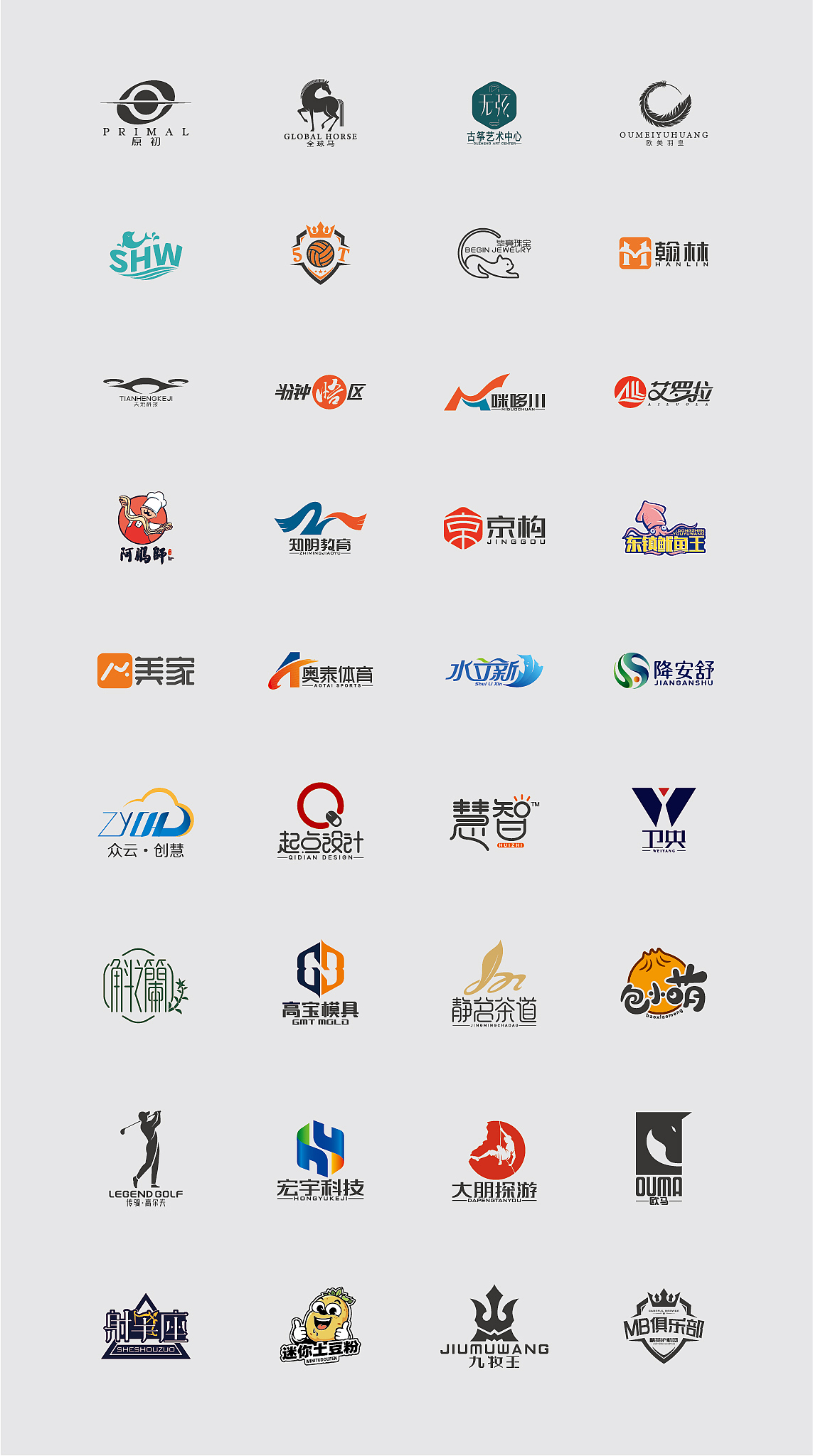 logo设计作品整理（图ZNDA0MjA2MjA4） - Logo - 站酷设计师是也品牌设计原创素材 - 站酷ZCOOL