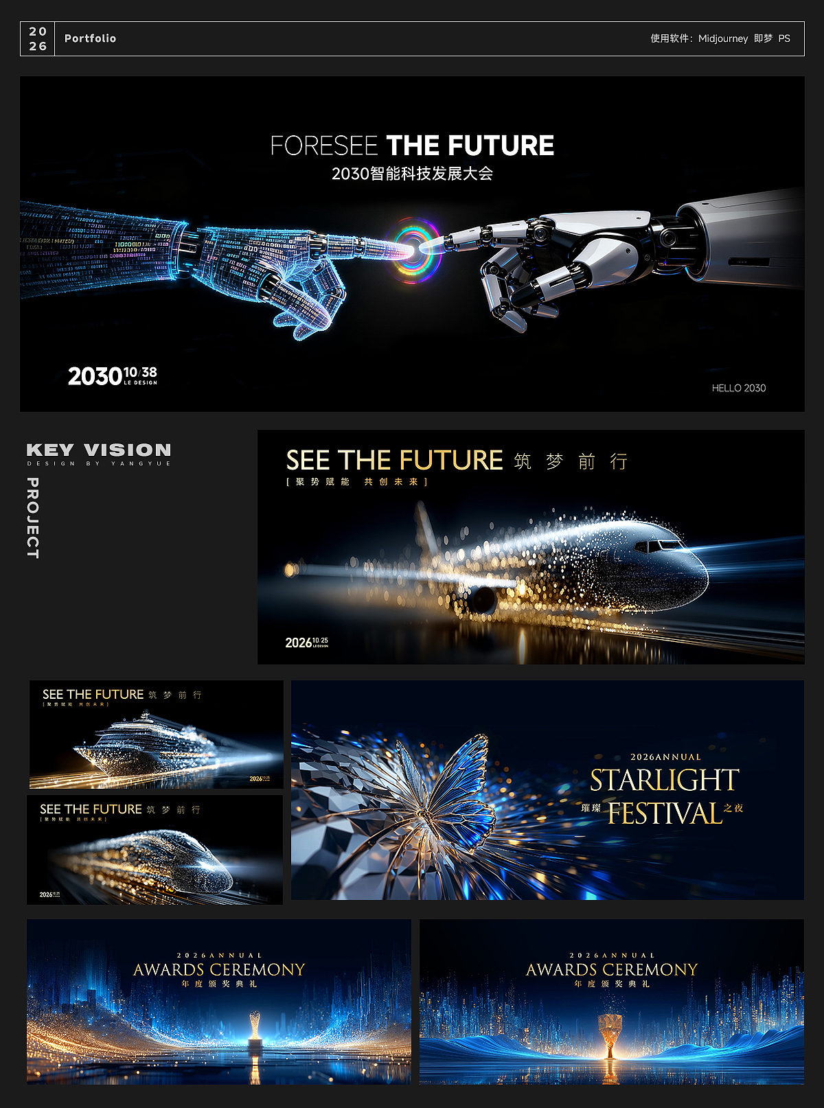 一组AI生成的KV作品（图ZNDA0MjEzODg0） - 海报 - 站酷设计师yangyuegz原创素材 - 站酷ZCOOL