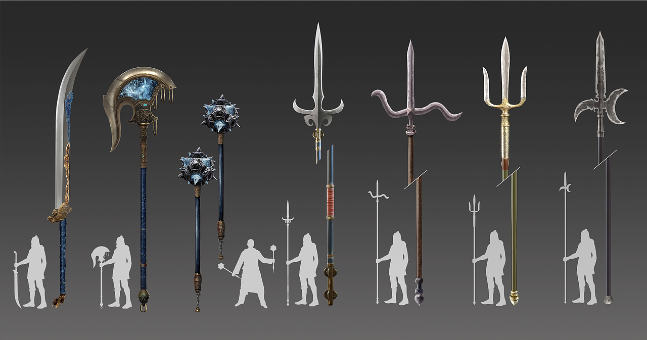 入青云-兵器系列（含过往版本）（图ZNDA0MjE1ODk2） - 概念设定 - 站酷设计师未名2022原创素材 - 站酷ZCOOL