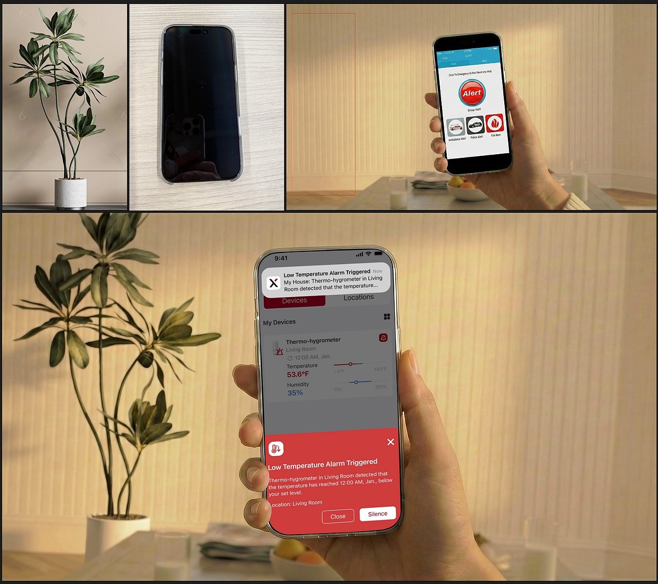 AIGC × 3D 智能家居产品动画｜安防温湿度计 家居短片（图ZNDA0MjIwNjQw） - 动画/影视 - 站酷设计师DKDawson原创素材 - 站酷ZCOOL