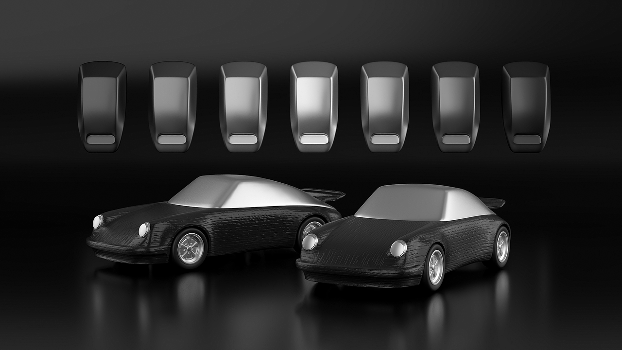 保时捷小车建模（图ZNDA0MjMyNzI4） - 产品 - 站酷设计师MPlus_Visual原创素材 - 站酷ZCOOL