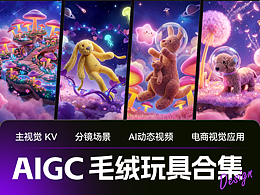 AIGC毛絨玩具商業(yè)視覺|產(chǎn)品動畫短片