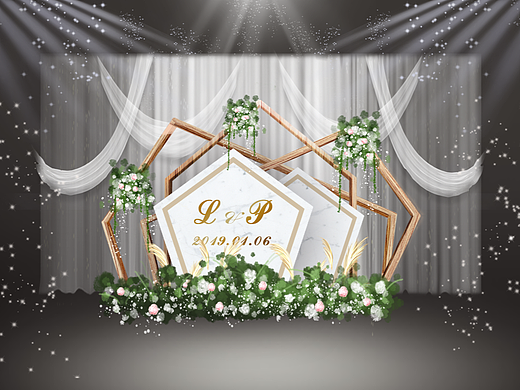 婚礼视觉设计 /  婚礼舞台相关设计