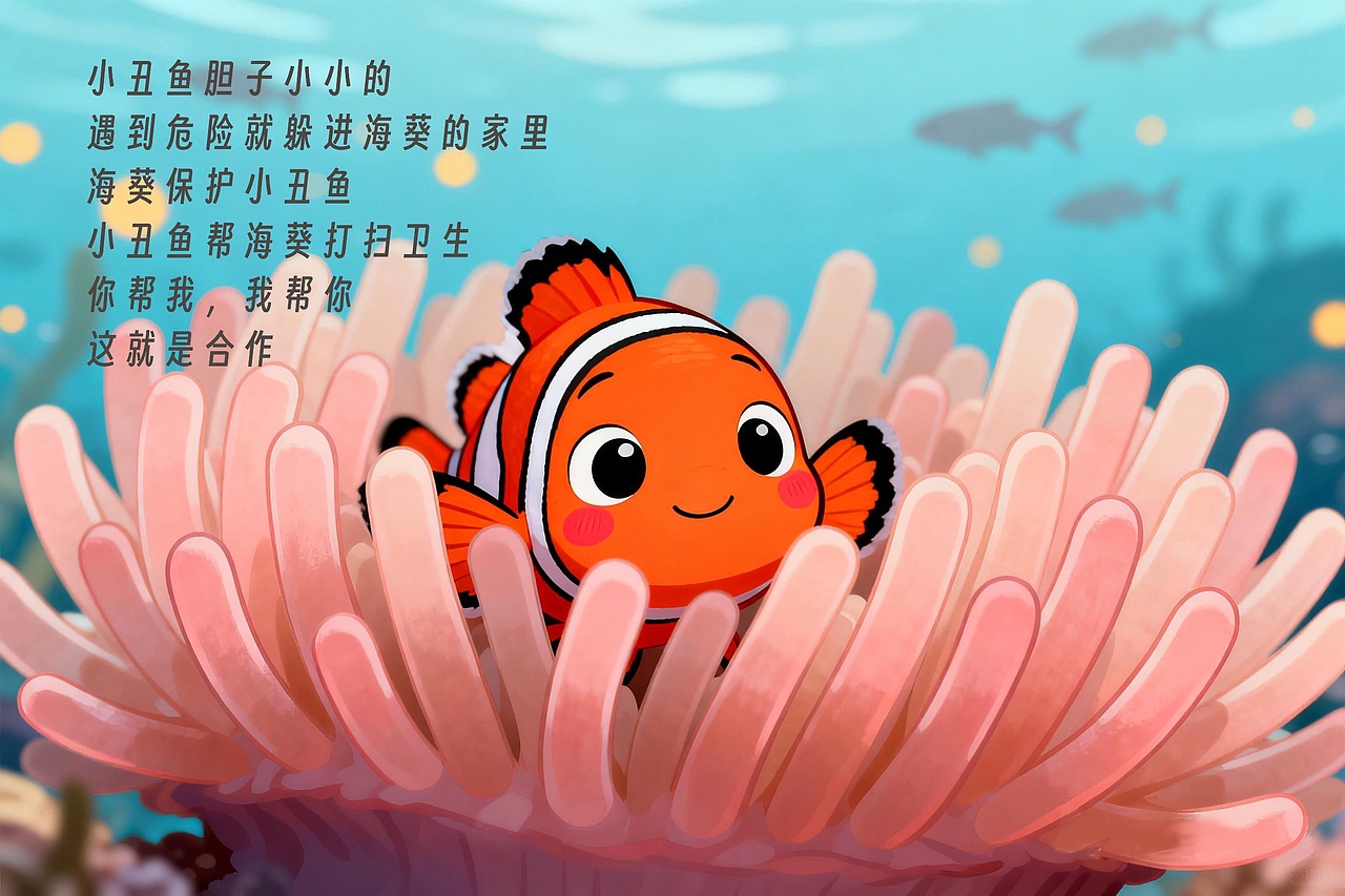 《大海里的超级合作》绘本（图ZNDA0MjM5NjI4） - AI作品 - 站酷设计师小扁BIAN原创素材 - 站酷ZCOOL