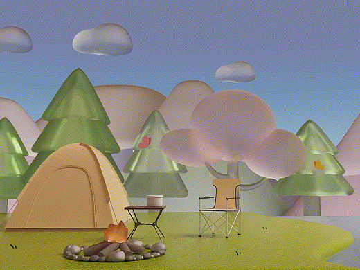 Montbell 露营产品广告动画 | Motion Graphics