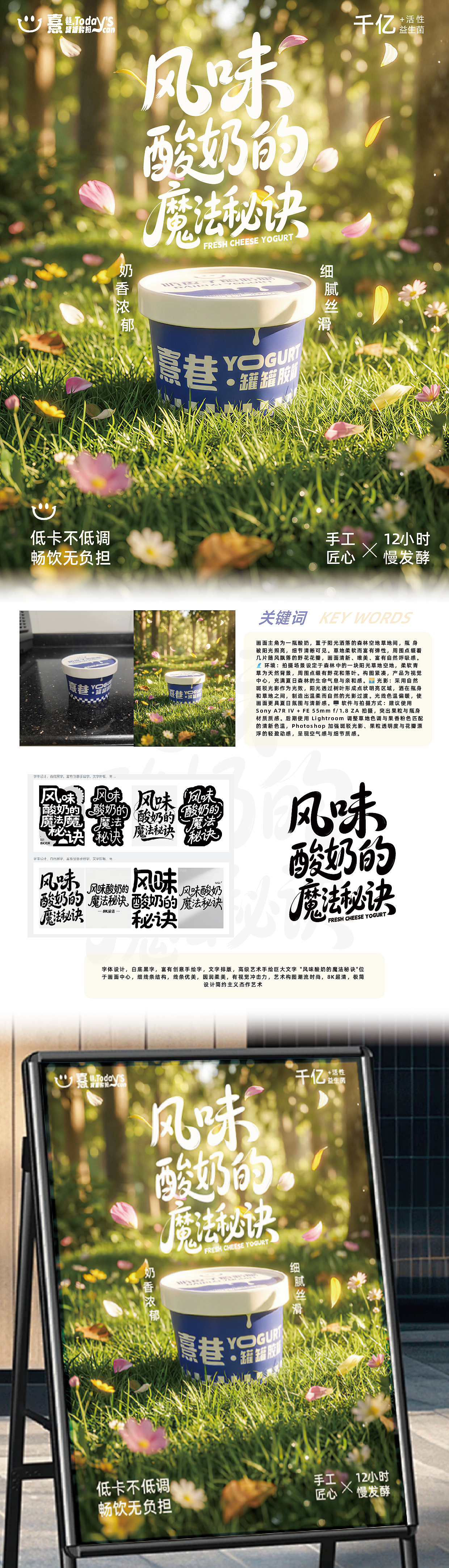 AI MAGIC｜酸奶海報案例（圖ZNDA0MjQxNDY0） - 海報 - 站酷設計師NPC有塊小魚干原創(chuàng)素材 - 站酷ZCOOL