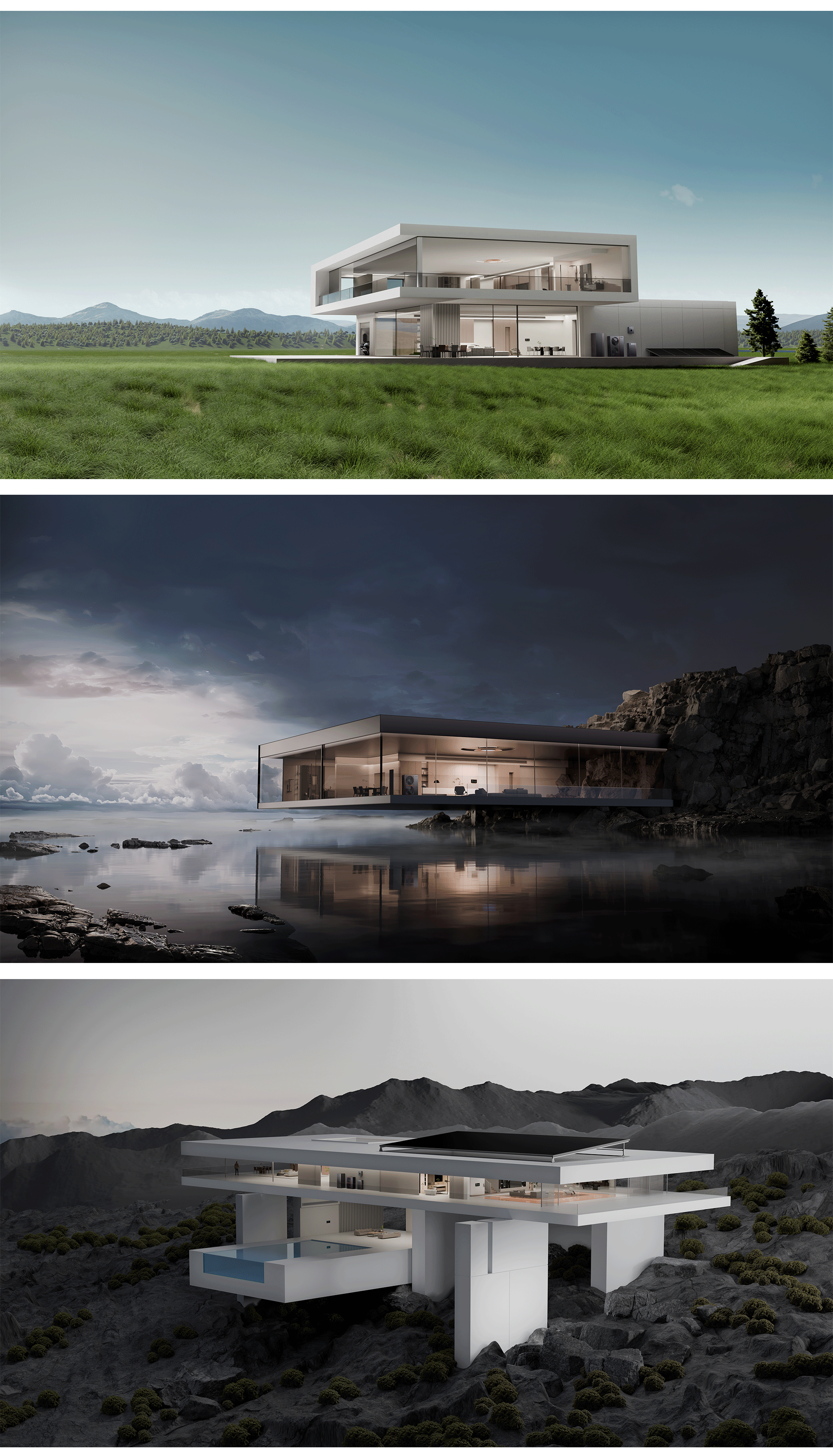 欧瑞博集成空调和能源科技住宅渲染（图ZNDA0MjQ2MzI4） - 其他工业/产品 - 站酷设计师_Broken原创素材 - 站酷ZCOOL