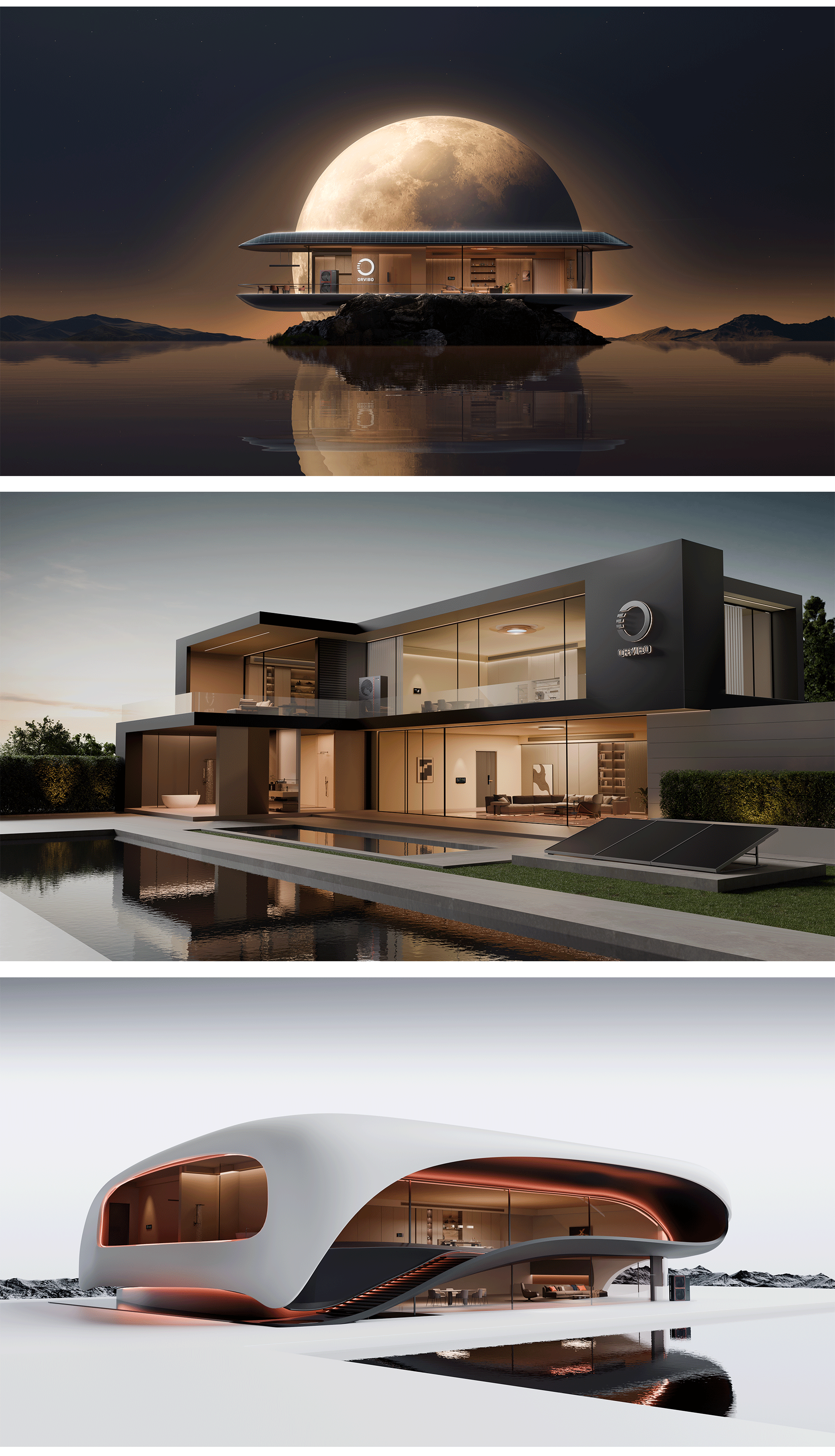 欧瑞博集成空调和能源科技住宅渲染（图ZNDA0MjQ2MzQw） - 其他工业/产品 - 站酷设计师_Broken原创素材 - 站酷ZCOOL