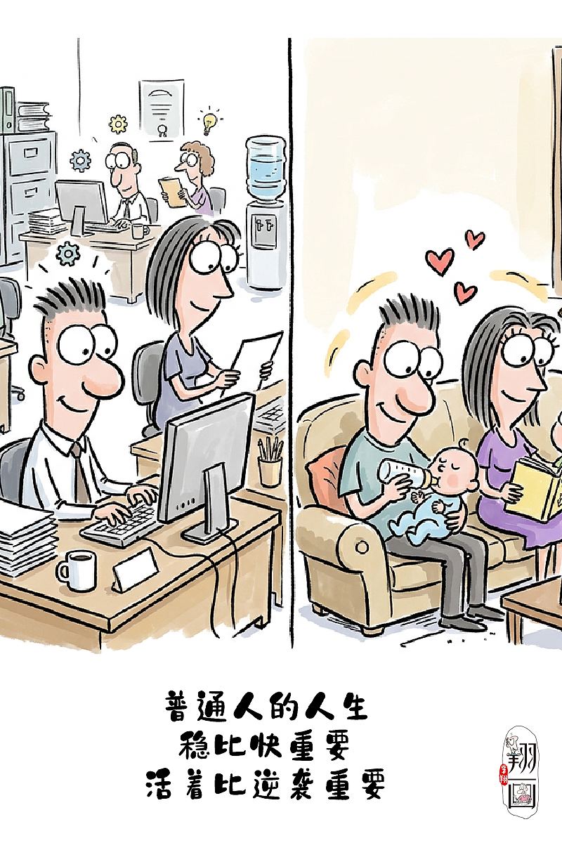 漫画普通人真相：不逆袭，稳稳当当也很好（图ZNDA0MjQ2NDYw） - 中/长篇漫画 - 站酷设计师huashuoshi原创素材 - 站酷ZCOOL