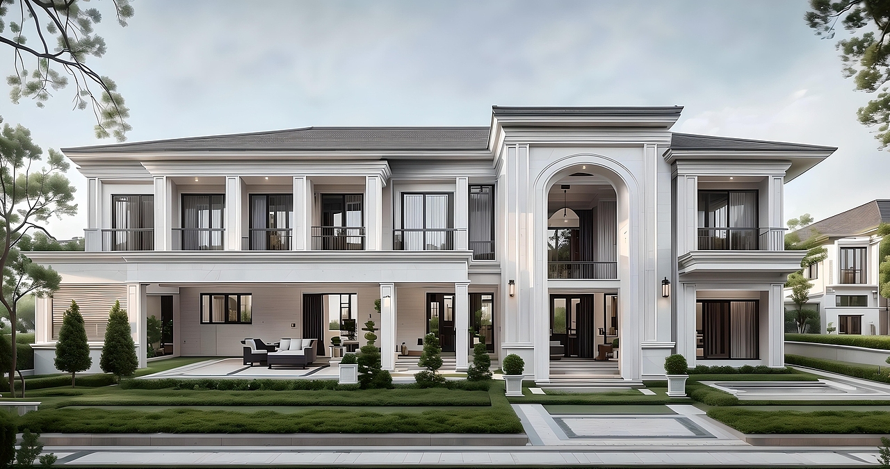 农村自建房&民宿外观设计效果（图ZNDA0MjUxODY4） - 酒店餐饮设计 - 站酷设计师锐雅空间设计原创素材 - 站酷ZCOOL