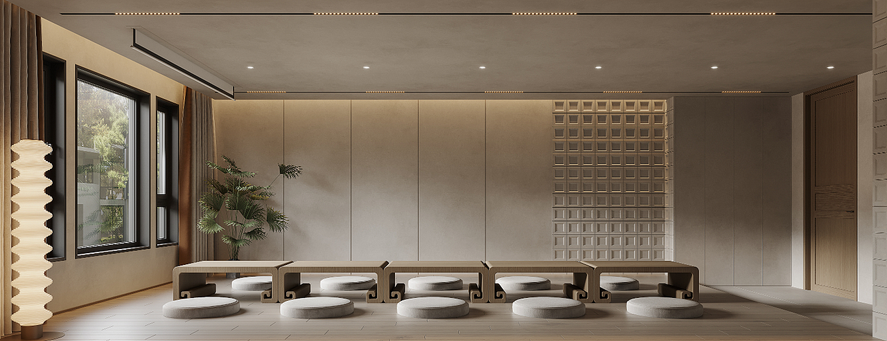 侘寂民宿&酒店设计效果（图ZNDA0MjUyNTIw） - 酒店餐饮设计 - 站酷设计师锐雅空间设计原创素材 - 站酷ZCOOL