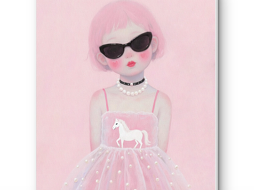 粉红色的反抗—A Pink Rebellion(手绘，可收藏）