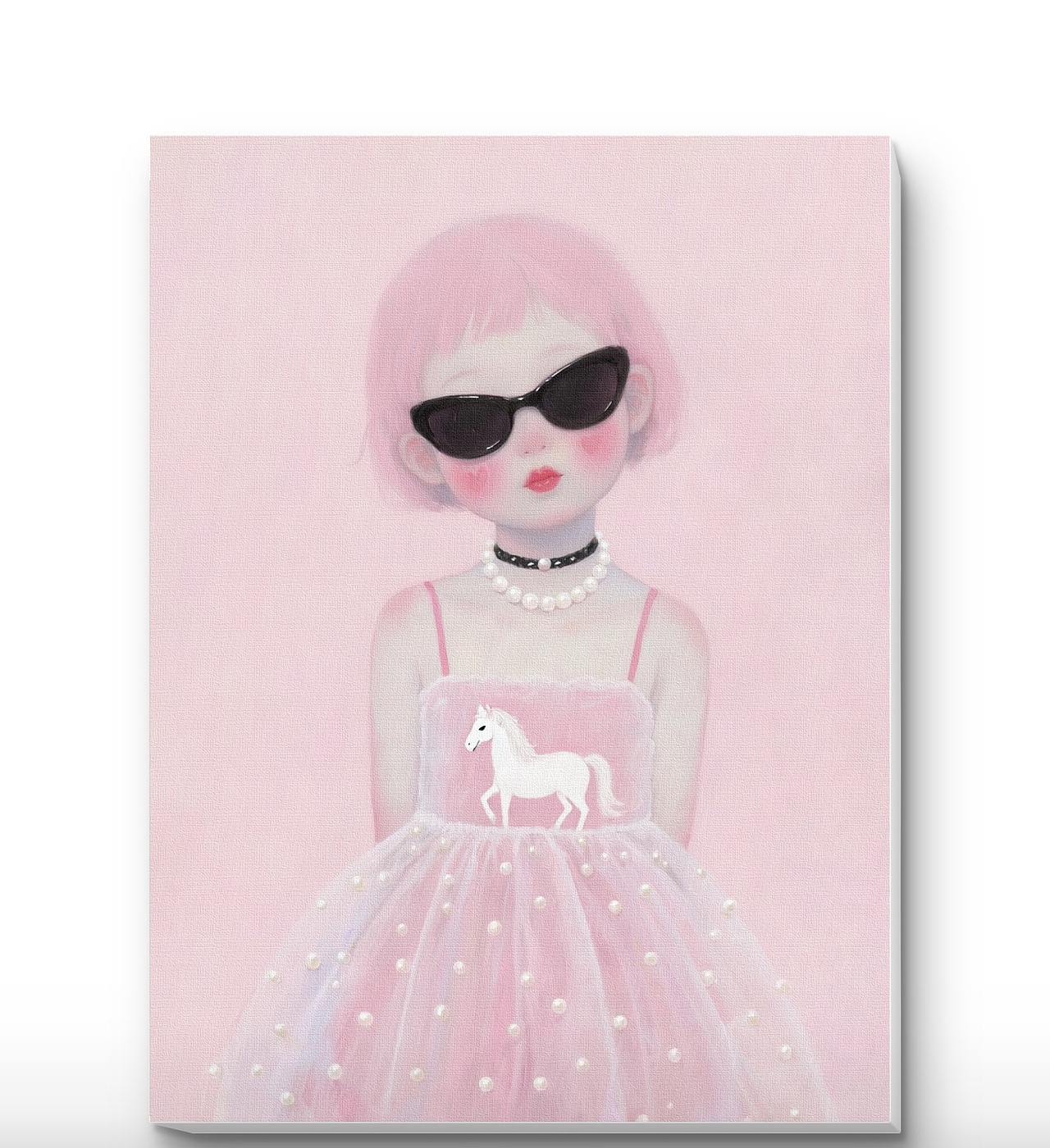 粉红色的反抗—A Pink Rebellion(手绘，可收藏）（图ZNDA0MjUyNzc2） - 绘画 - 站酷设计师暘坤原创素材 - 站酷ZCOOL