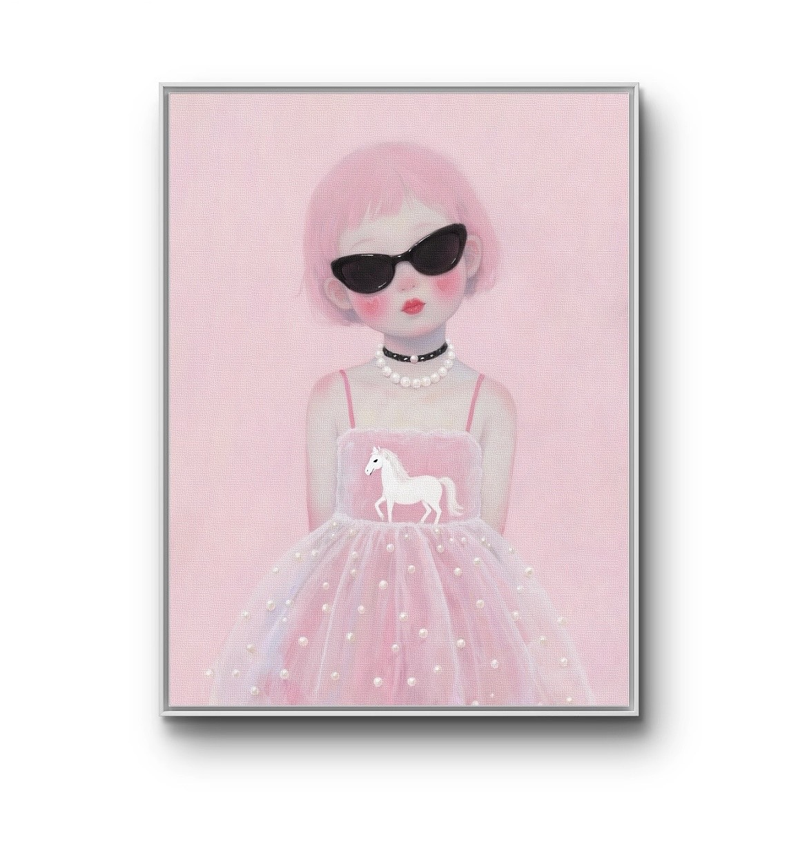 粉红色的反抗—A Pink Rebellion(手绘，可收藏）（图ZNDA0MjUyNzg4） - 绘画 - 站酷设计师暘坤原创素材 - 站酷ZCOOL