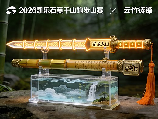 2026凯乐石莫干山跑山赛十周年完赛纪念大宝剑（多类）